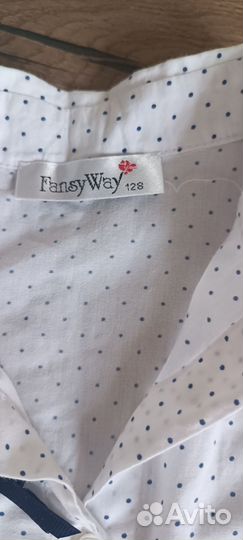 Школьная форма для девочки 128 синяя