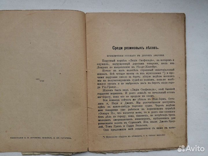 Среди резиновых лесов. 1915 год