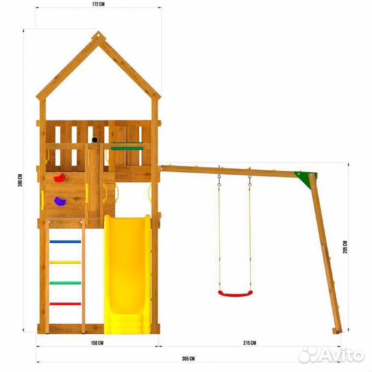 Детская площадка Jungle Gym JP5 