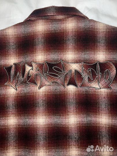 Клетчатая рубашка wasted paris