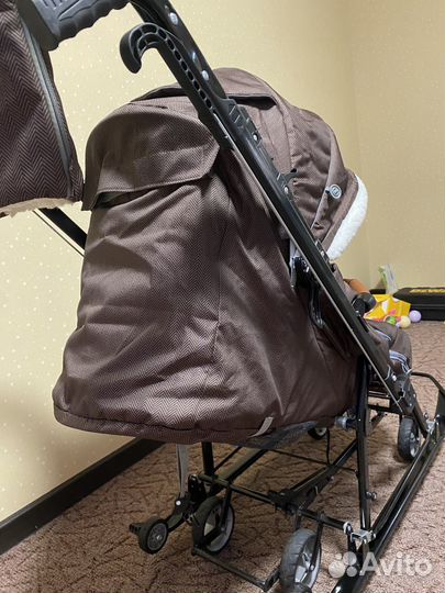 Санки-коляска nika новые