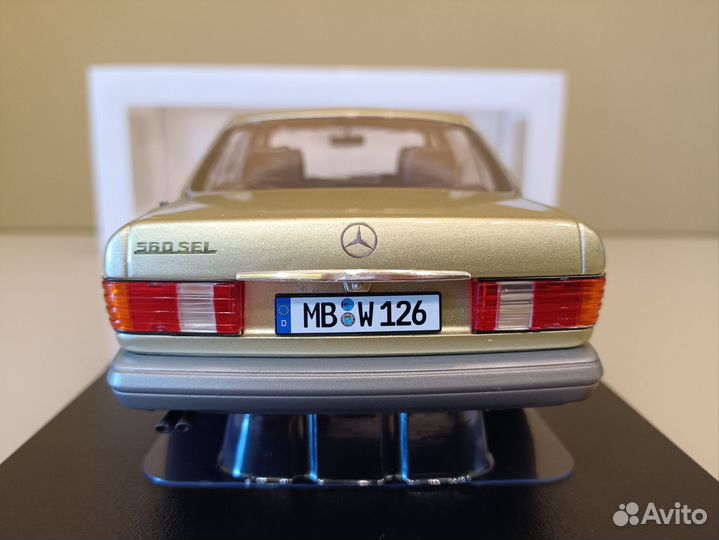 Mercedes 560 SEL W126 (85-91г) Светло- жел.зеленый