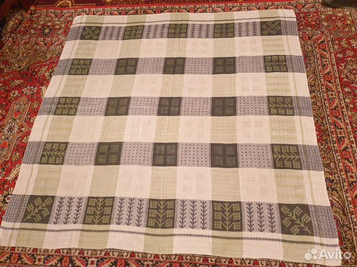 Винтажная скатерть льняная СССР