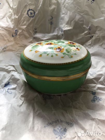 Шкатулка Императорский Фарфоровый завод новая