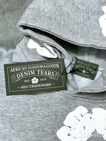 Худи Denim Tears Grey, S-XL