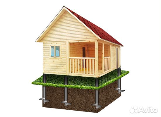 Винтовые сваи - фундамент