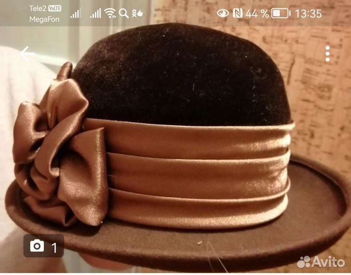 Шляпа фетровая женская новая