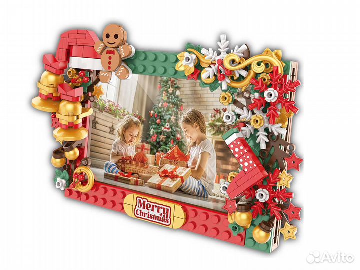 Конструктор Новогодняя рамка для фото JK5107