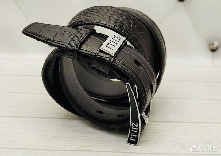 Мужской кожаный ремень