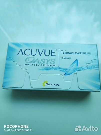 Линзы контактные acuvue oasys