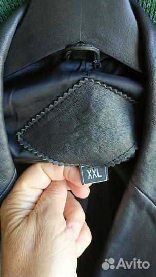 Кожаная куртка мужская 54-56