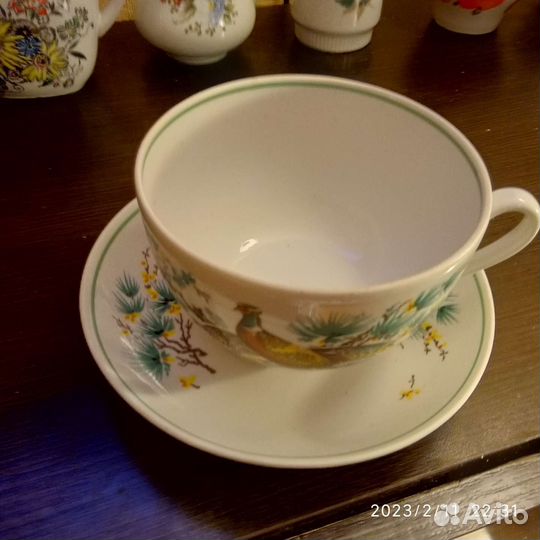 Чашка гигант,Фазаны, СССР