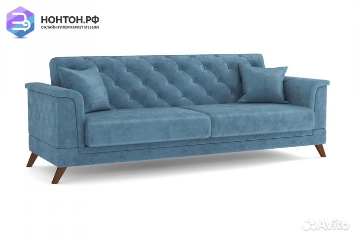 Диван книжка Амарант бирюзовый