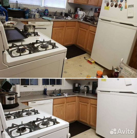 Уборка помещений, после строй