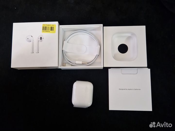 Наушники apple airpods 2