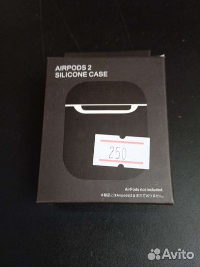 Черный чехол на airpods 2