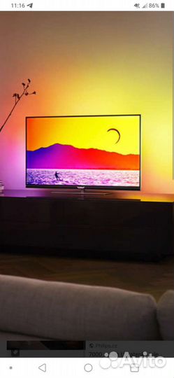 Телевизор 4К Philips 55 PUS 7150/60