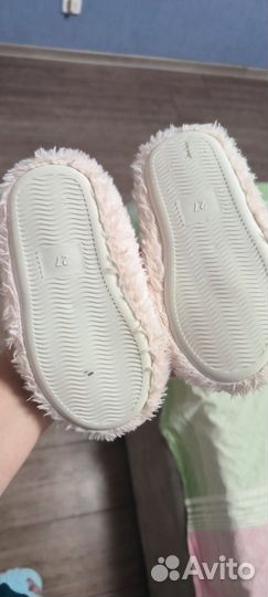 Тапочки домашние детские