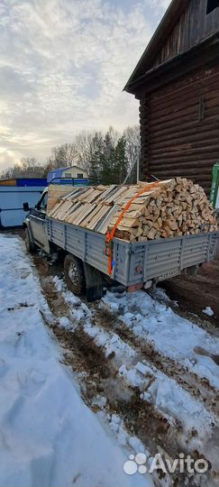 Дрова колотые сухие