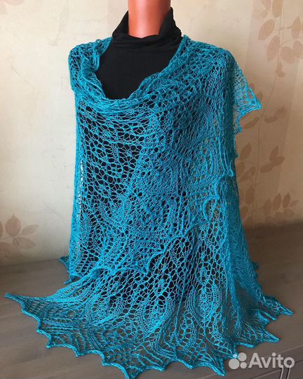 Шаль ажурная