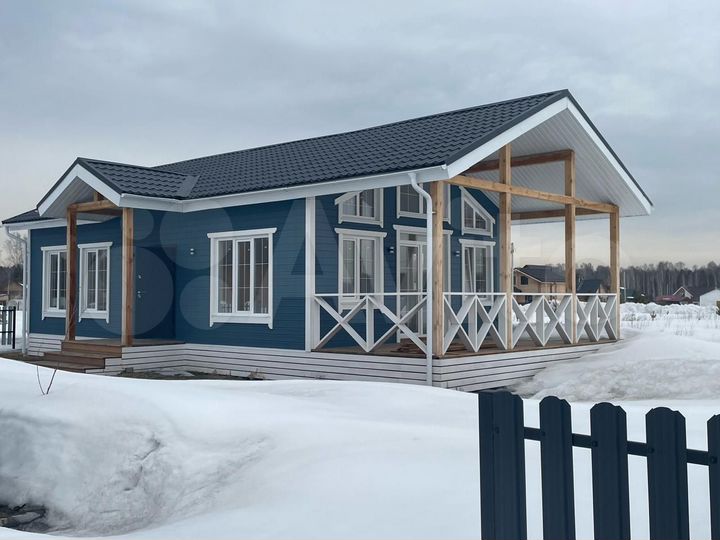 Дом 98 м² на участке 8 сот.