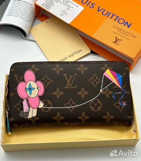 Набор кошелек и обложка на паспорт Louis Vuitton