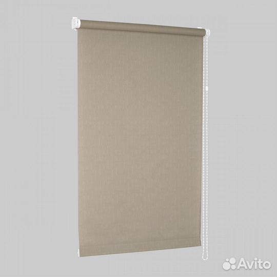 Штора рулонная Лён 130х160 см серый; срш-03-2404