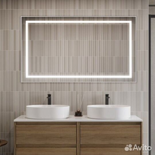 Зеркало BelBagno SPC-kraft-1400-800-sens-AL