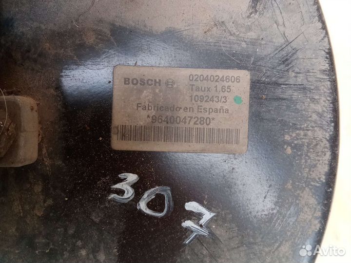 Вакуумный усилитель тормозов peugeot 307