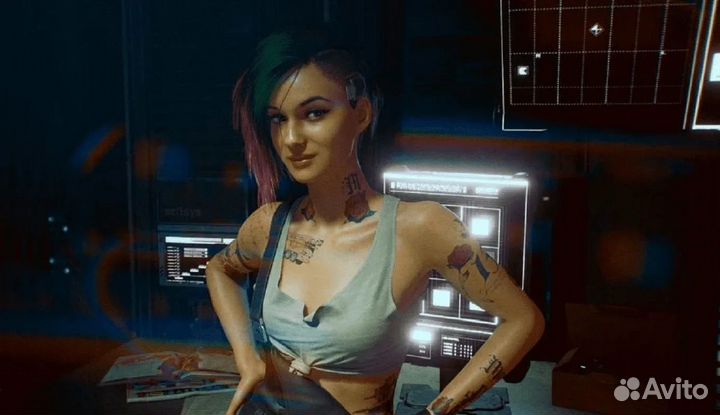Киберпанк 2077 диск игра ps4 / ps5