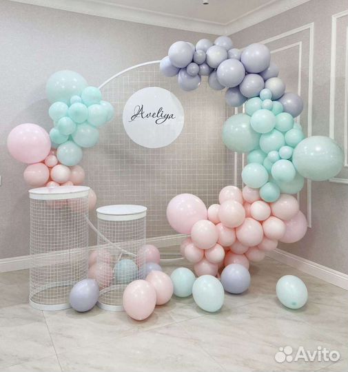 Круглая фотозона каркас аренда