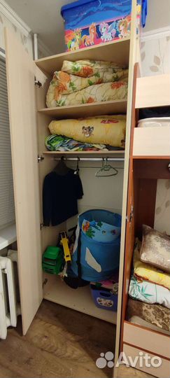 Двухъярусная кровать со шкафом Б/У