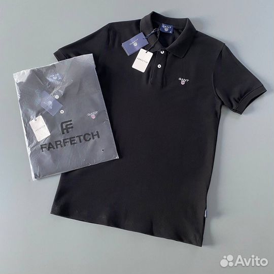 Поло Gant черное