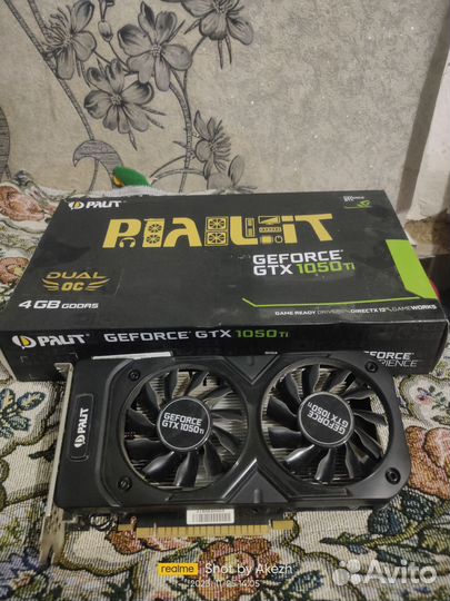 Видеокарта gtx 1050 ti 4gb Asus Cerberus