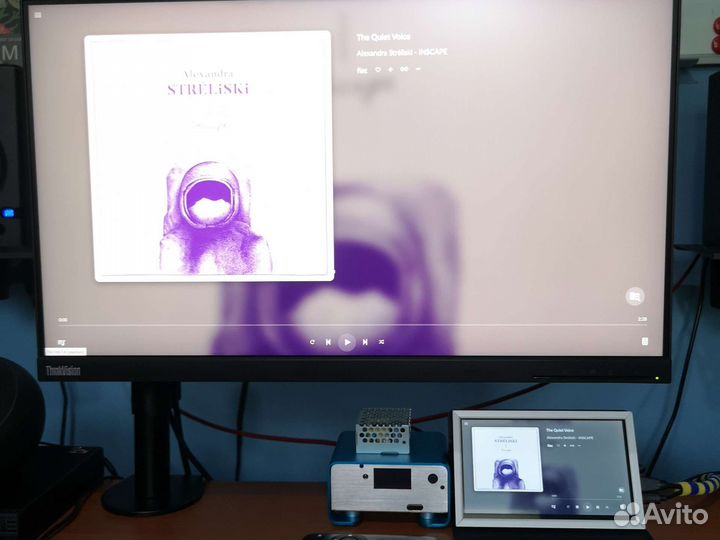 Стример с цапом allo boss2 с внешним дисплеем