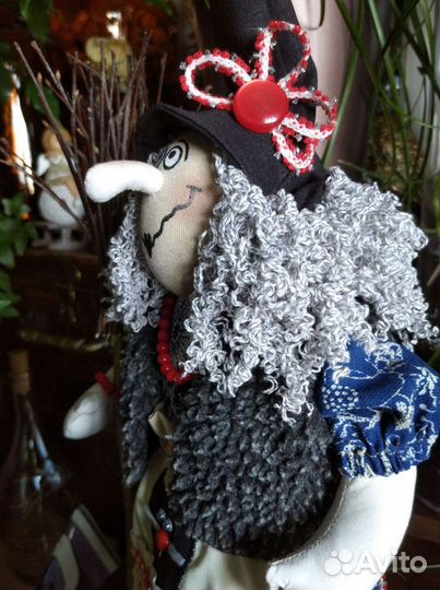 Ведьма Матильда - интерьерная кукла