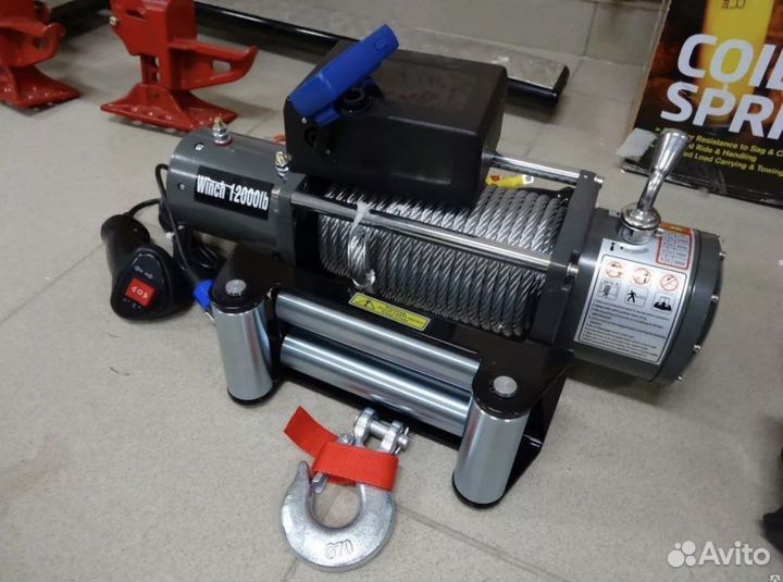 Лебедка 12v electric winch 12000 lbs