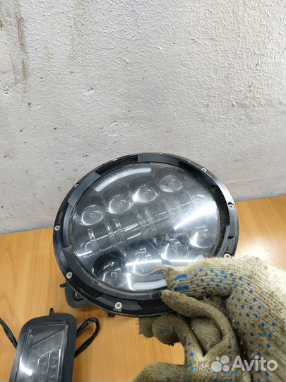LED фары niva