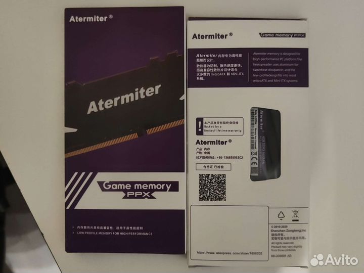 Оперативная память Atermiter ddr3 16gb 8x2