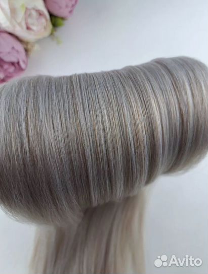 Хвост шиньон на резинке