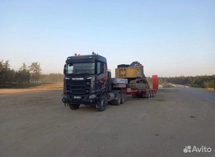 Перевозка негабаритных грузов, аренда трала