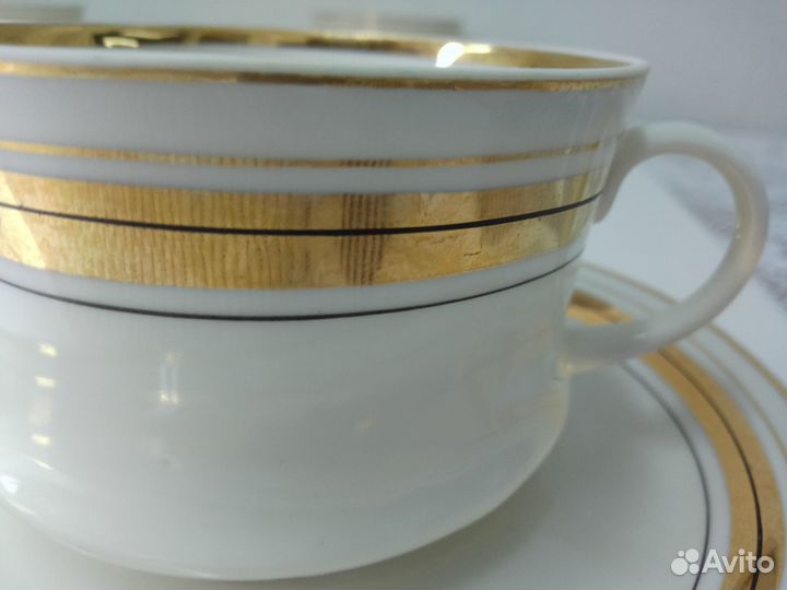 Очень редкая чайная пара Скорлупка Барановка