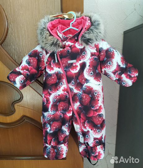 Зимний комбинезон для девочки 68 74