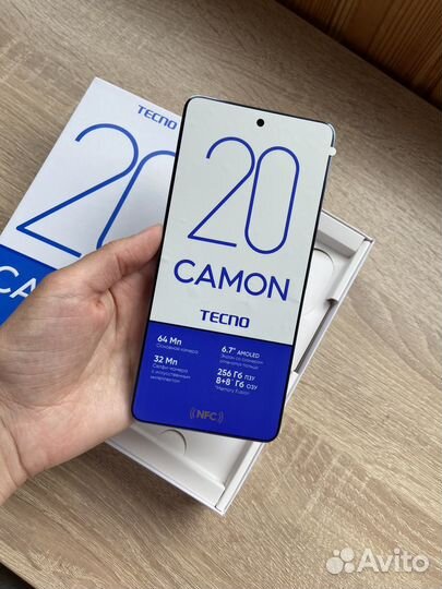 TECNO Camon 20, 8/256 ГБ