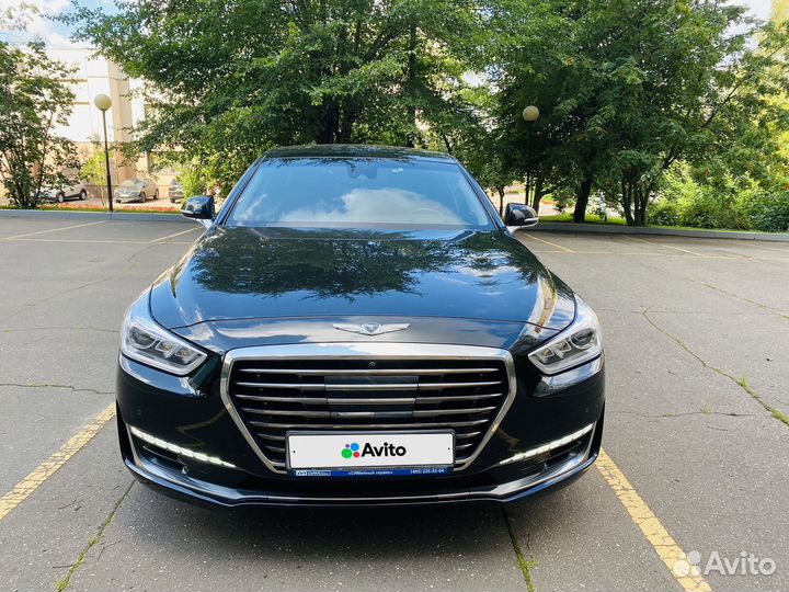 Genesis G90 5.0 AT, 2016, 100 310 км