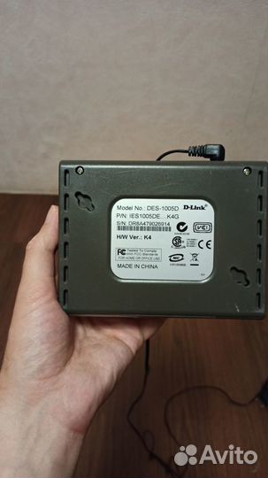 Коммутатор D-link DES-1005D