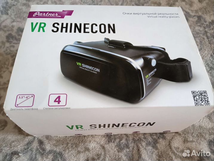 Очки для смартфона VR Shinecon, черный