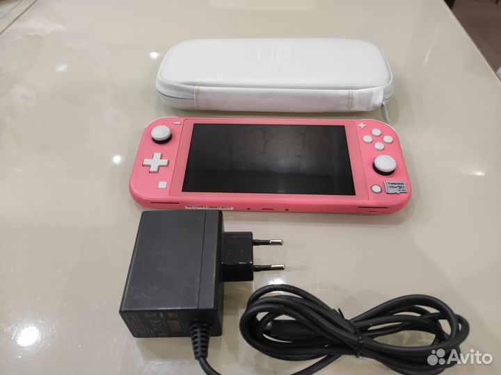 Nintendo switch lite 32gb+128gb прошитая