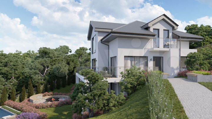 Коттедж 219 м² на участке 6,9 сот.