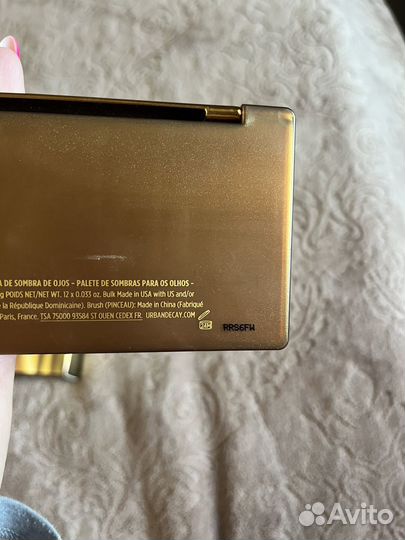 Палетка теней urban decay naked honey